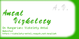 antal vizkelety business card